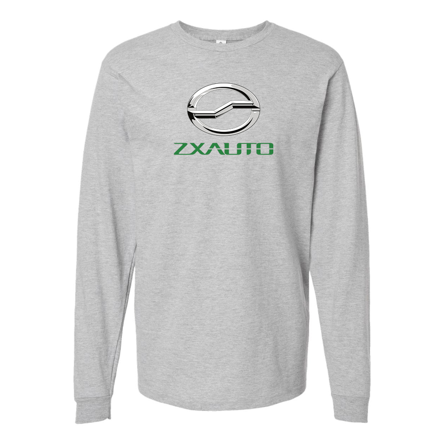 Men's ZX Logo Cotton Long Sleeve T-Shirt