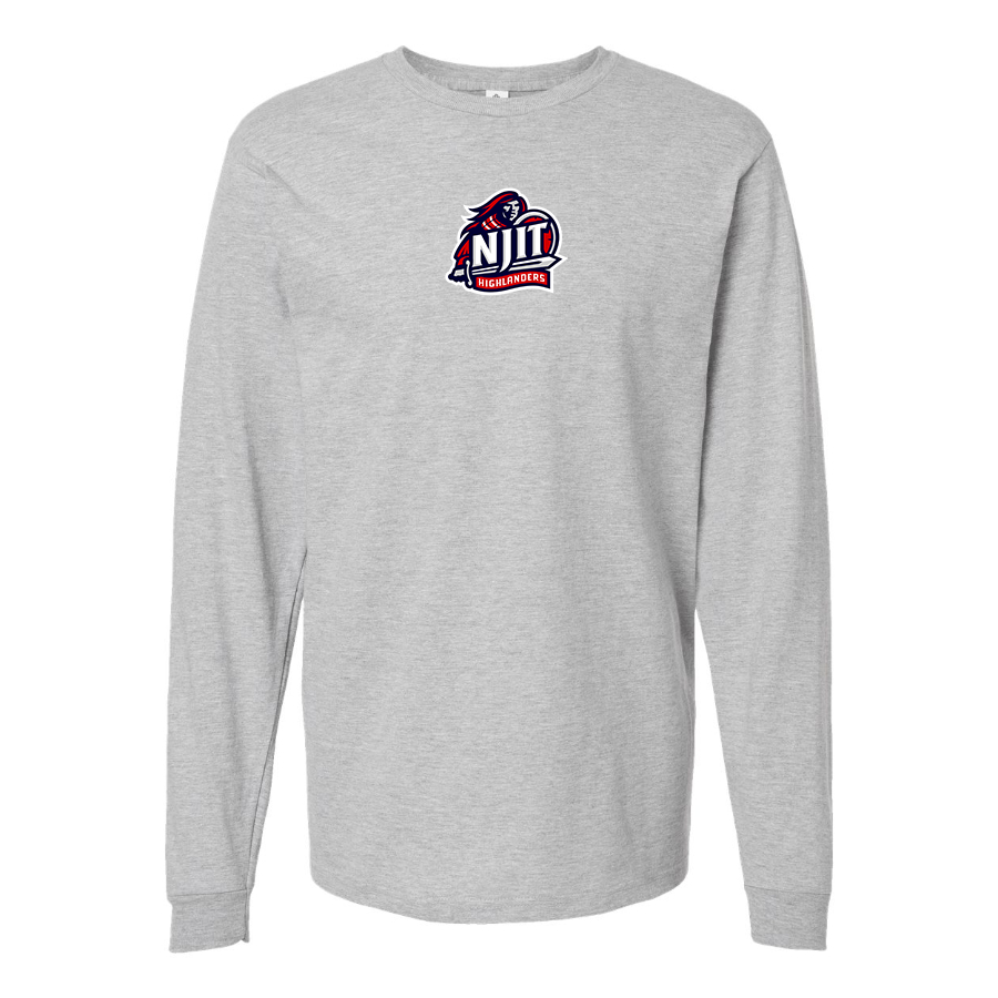 Men's NJIT Highlanders Logo Cotton Long Sleeve T-Shirt