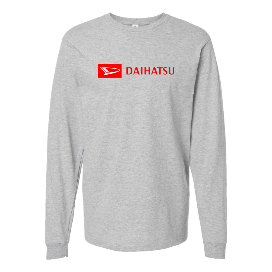 Men's Daihatsu Logo Cotton Long Sleeve T-Shirt