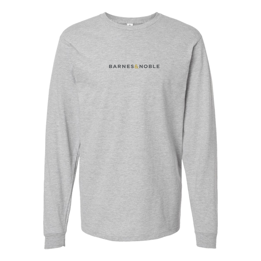 Men's Barnes Noble Logo Cotton Long Sleeve T-Shirt