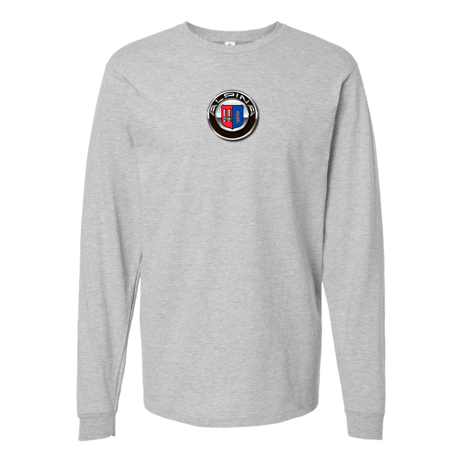 Men's Alpina Logo Cotton Long Sleeve T-Shirt