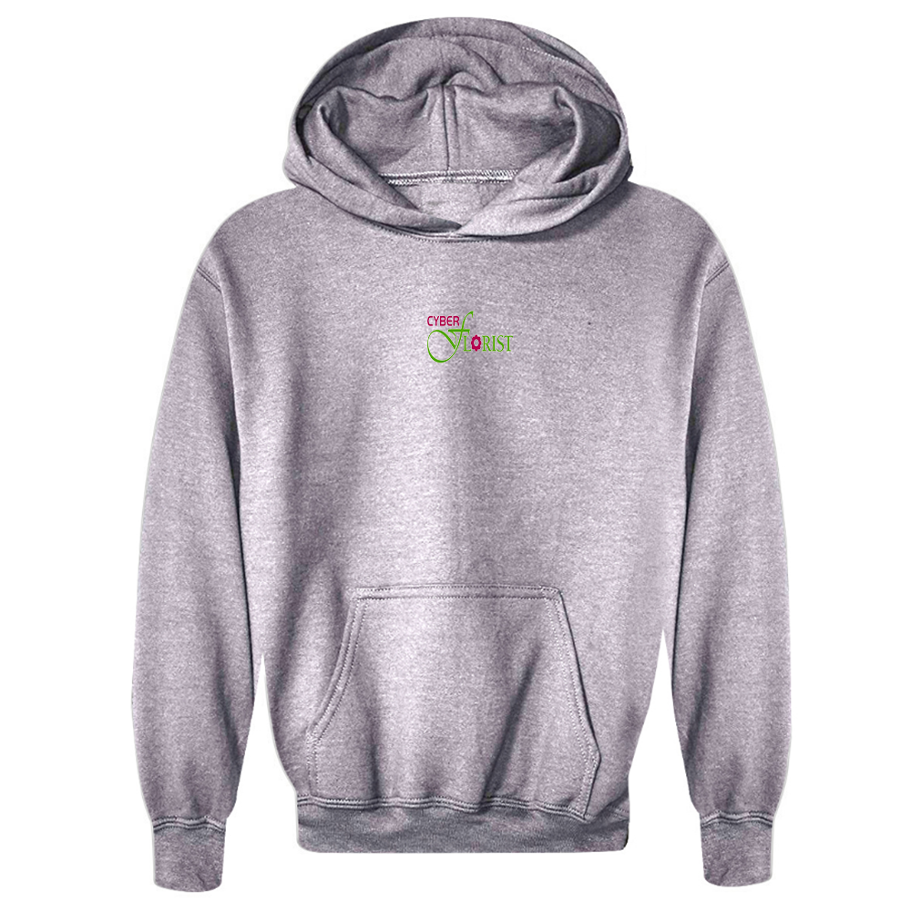 Youth Cyber Florist Logo Pullover Hoodie