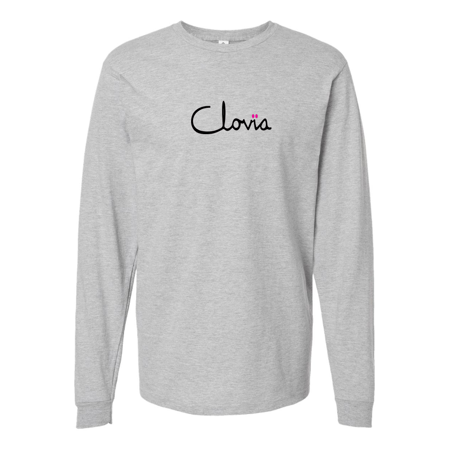 Men's Clovia Logo Cotton Long Sleeve T-Shirt