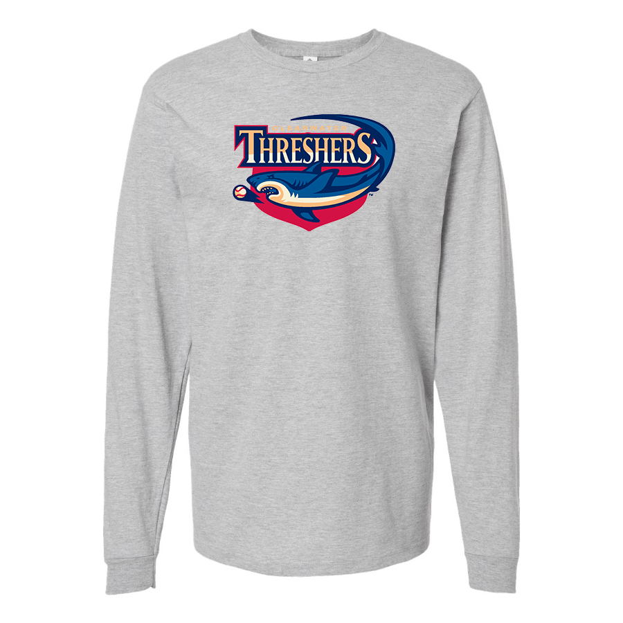 Men's Clearwater Threshers Logo Cotton Long Sleeve T-Shirt