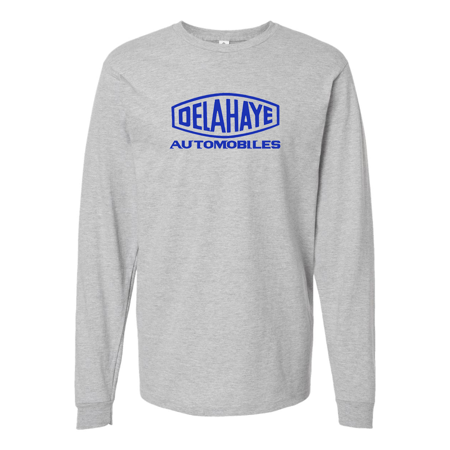 Men's Delahaye Logo Cotton Long Sleeve T-Shirt