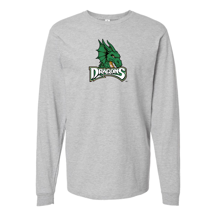 Men's Dayton Dragons Logo Cotton Long Sleeve T-Shirt