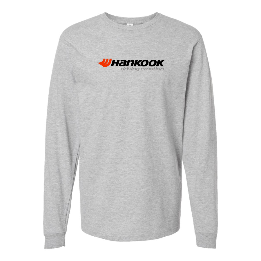 Men's Hankook Logo Cotton Long Sleeve T-Shirt