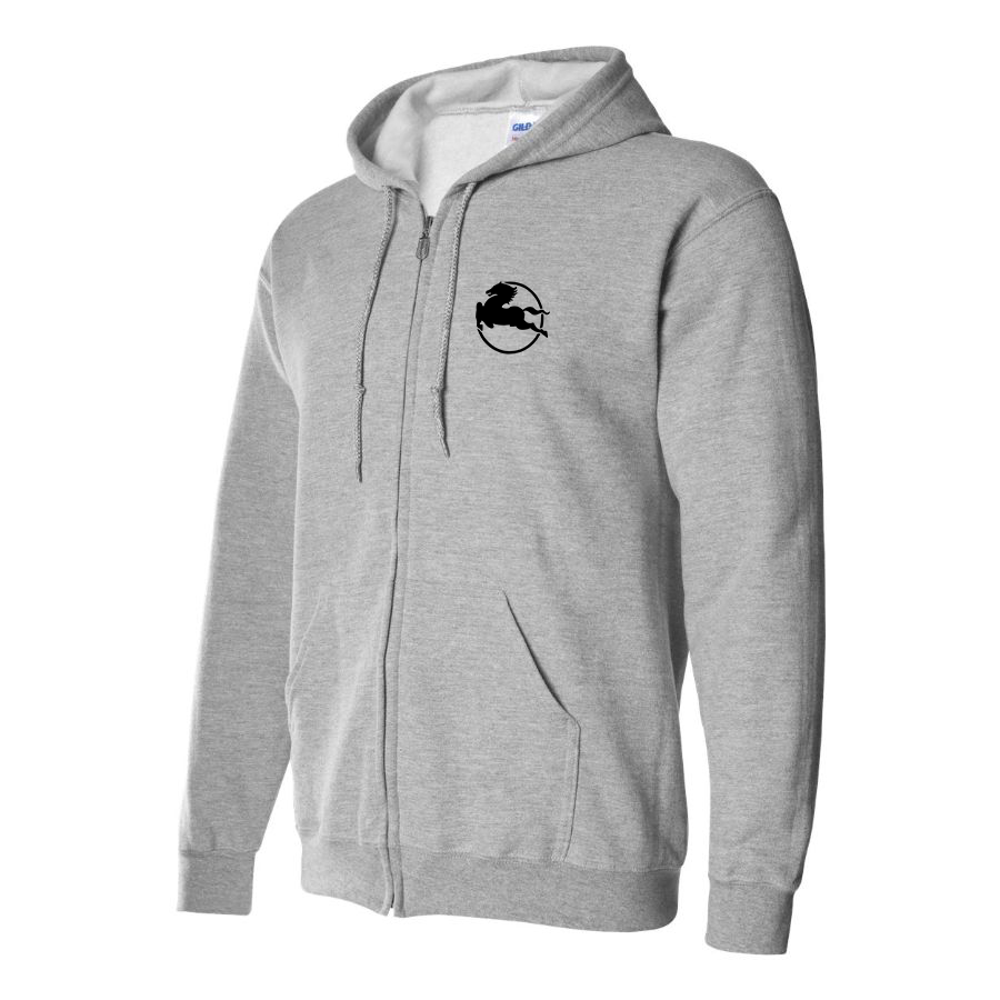 Men's Pegaso Logo Zipper Hoodie