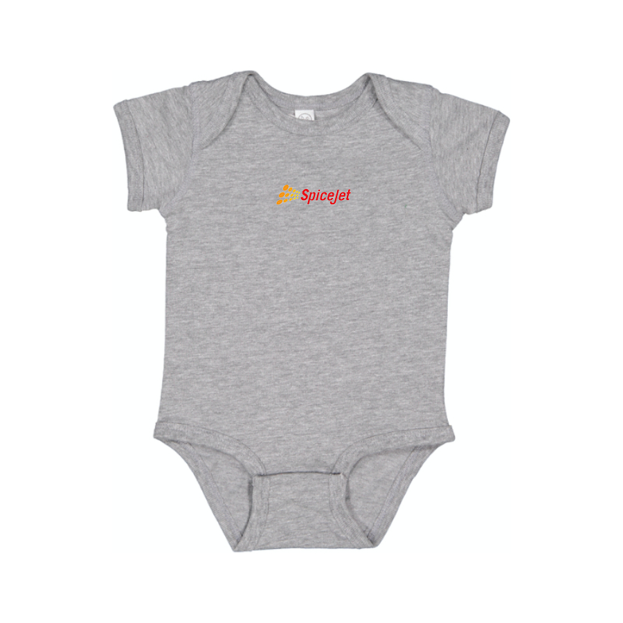 SpiceJet Logo Baby Onesie Romper