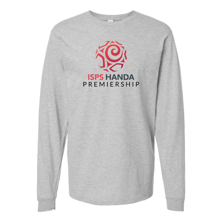 Men's ISPS Handa Premiership Logo Cotton Long Sleeve T-Shirt