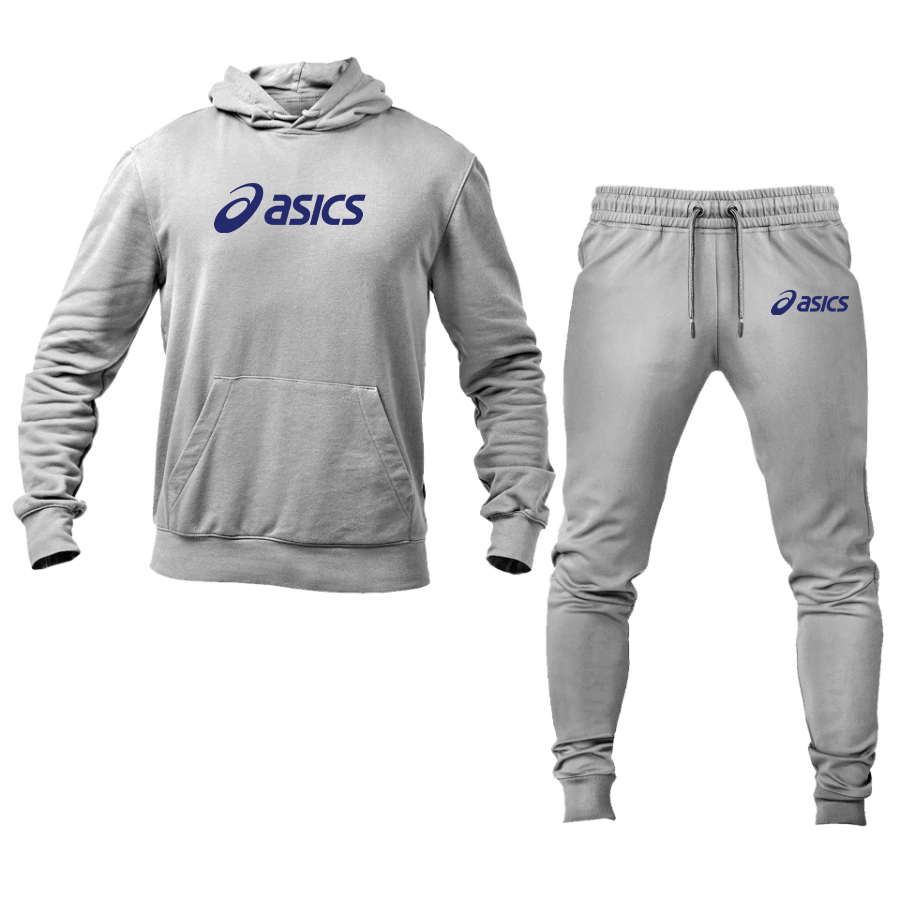 Men's Asics Logo Hoodie Joggers Set