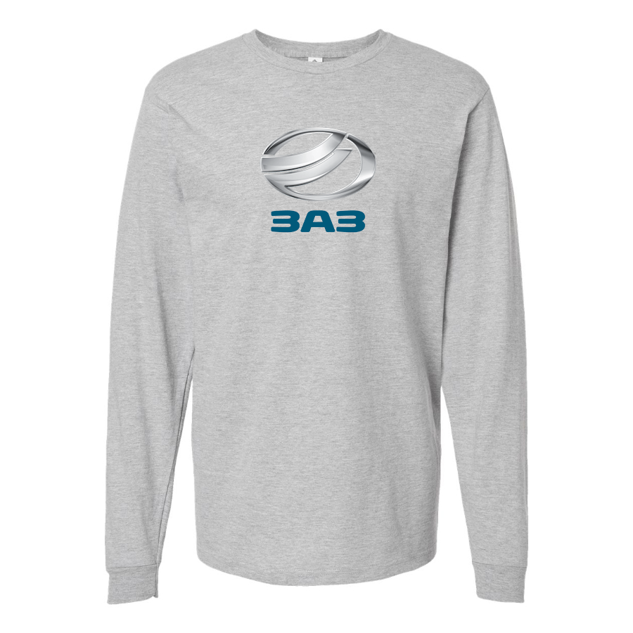 Men's ZAZ Logo Cotton Long Sleeve T-Shirt