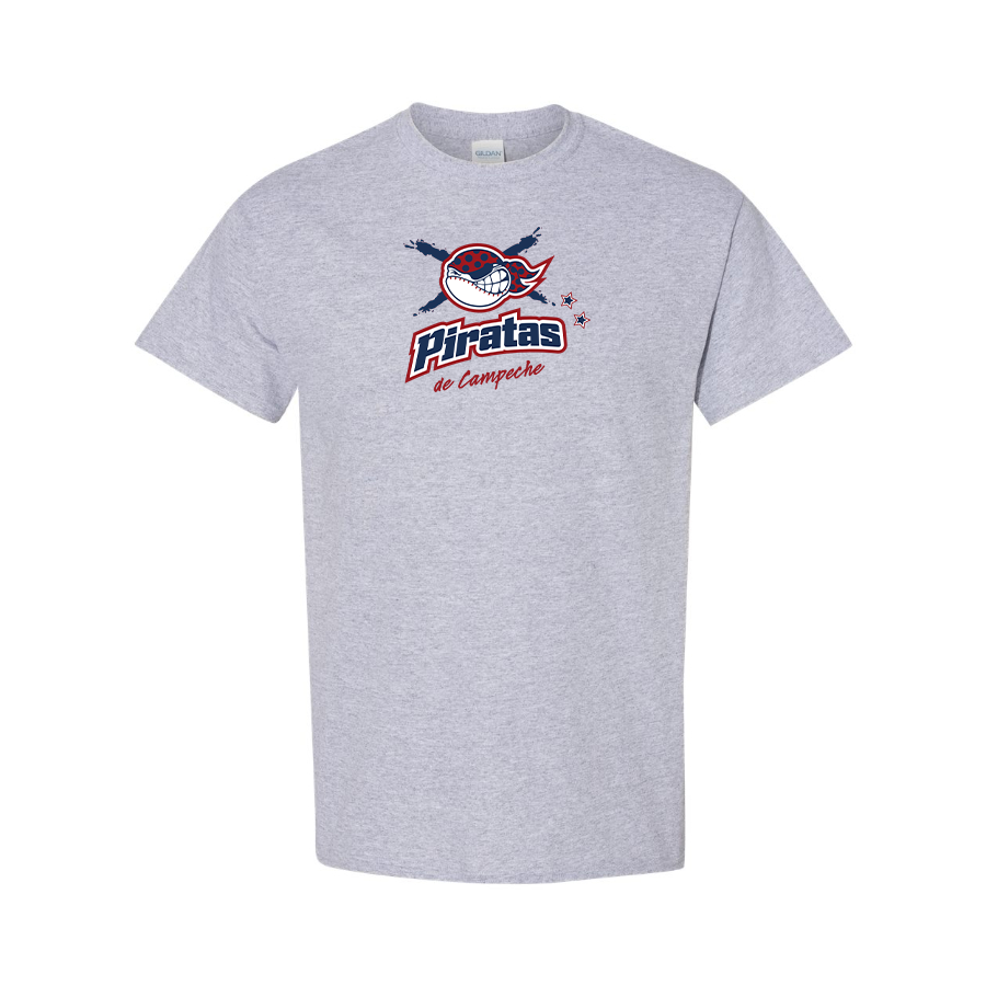 Men's Campeche Piratas Logo Cotton T-Shirt