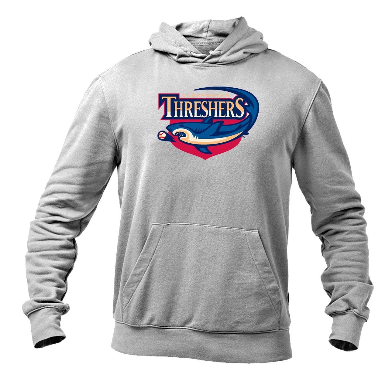 Men's Clearwater Threshers Logo Pullover Hoodie