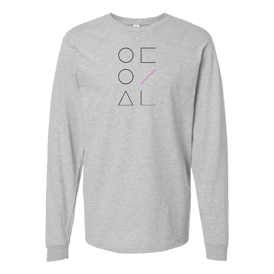 Men's LOONA Logo Cotton Long Sleeve T-Shirt