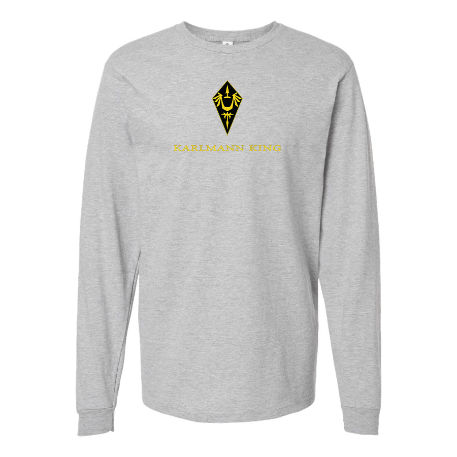 Men's Karlmann King Logo Cotton Long Sleeve T-Shirt