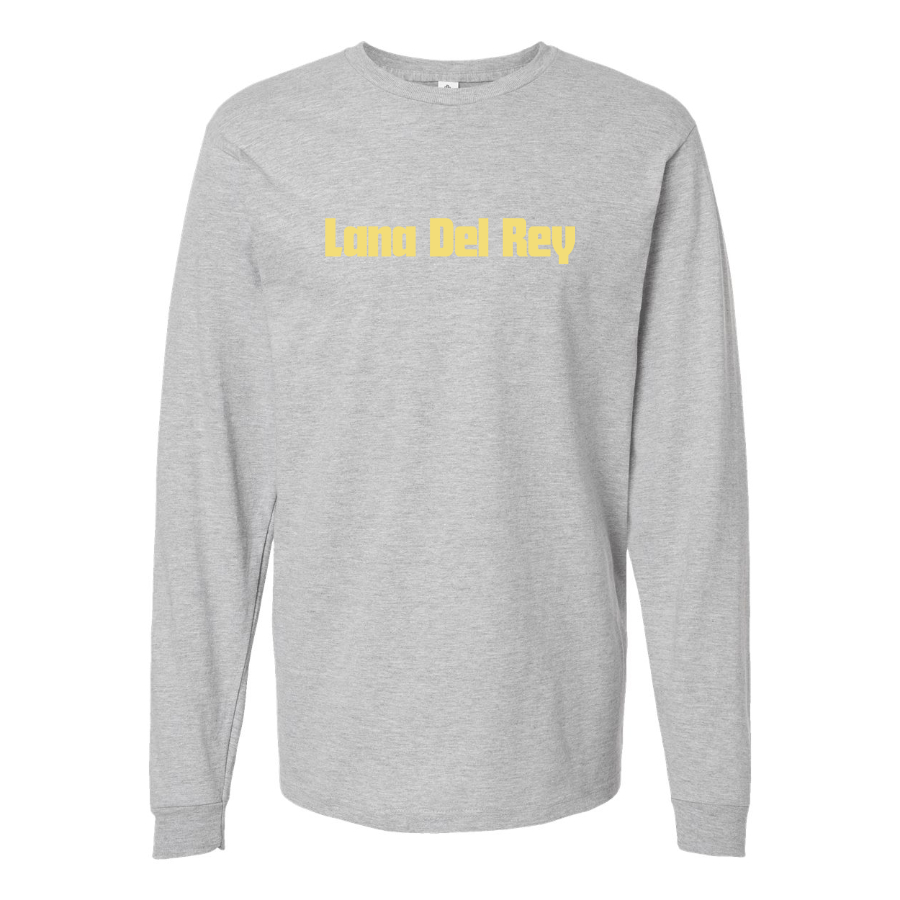 Men's Lana Del Rey Logo Cotton Long Sleeve T-Shirt