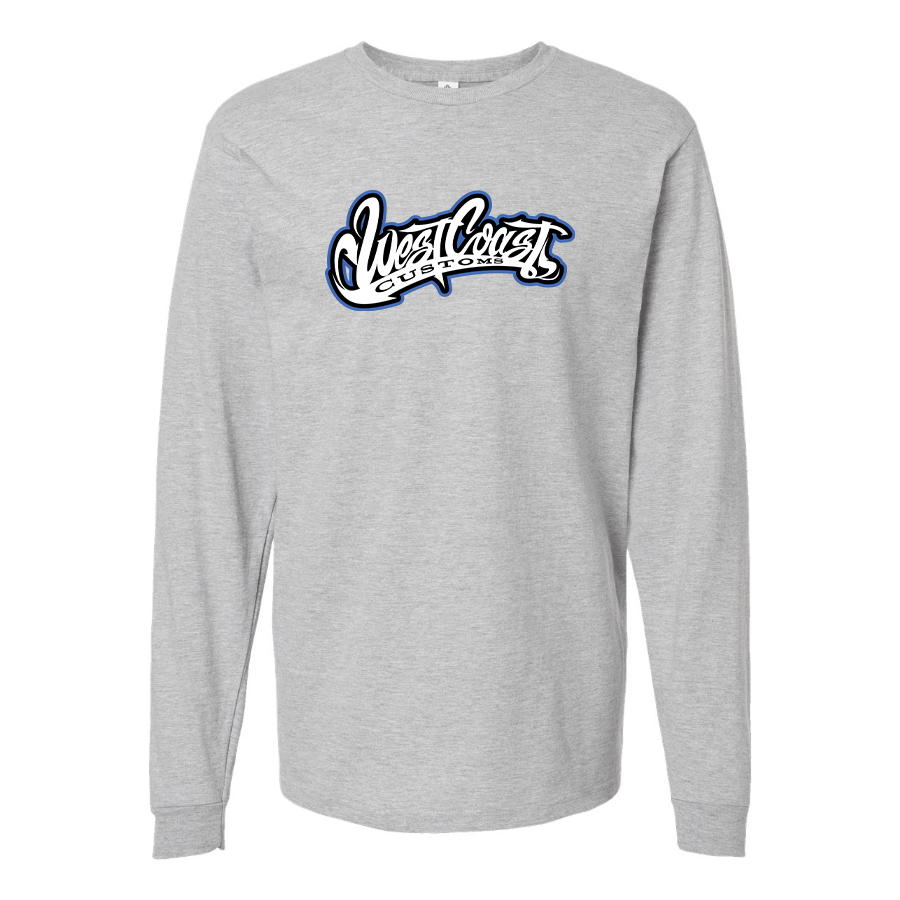 Men's West Coast Customs Logo Cotton Long Sleeve T-Shirt