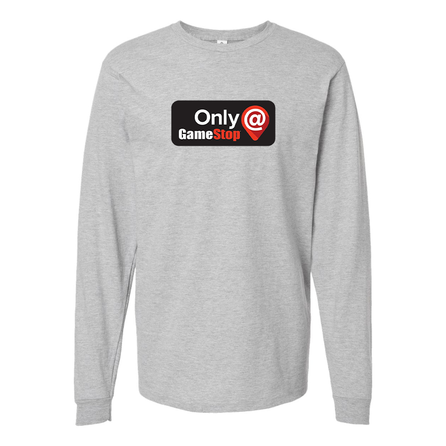 Men's Only at GameStop Banner Cotton Long Sleeve T-Shirt