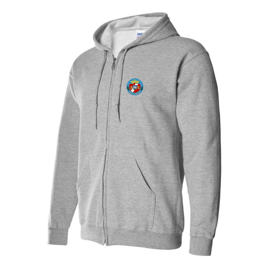 Men's Alba Regia Logo Zipper Hoodie