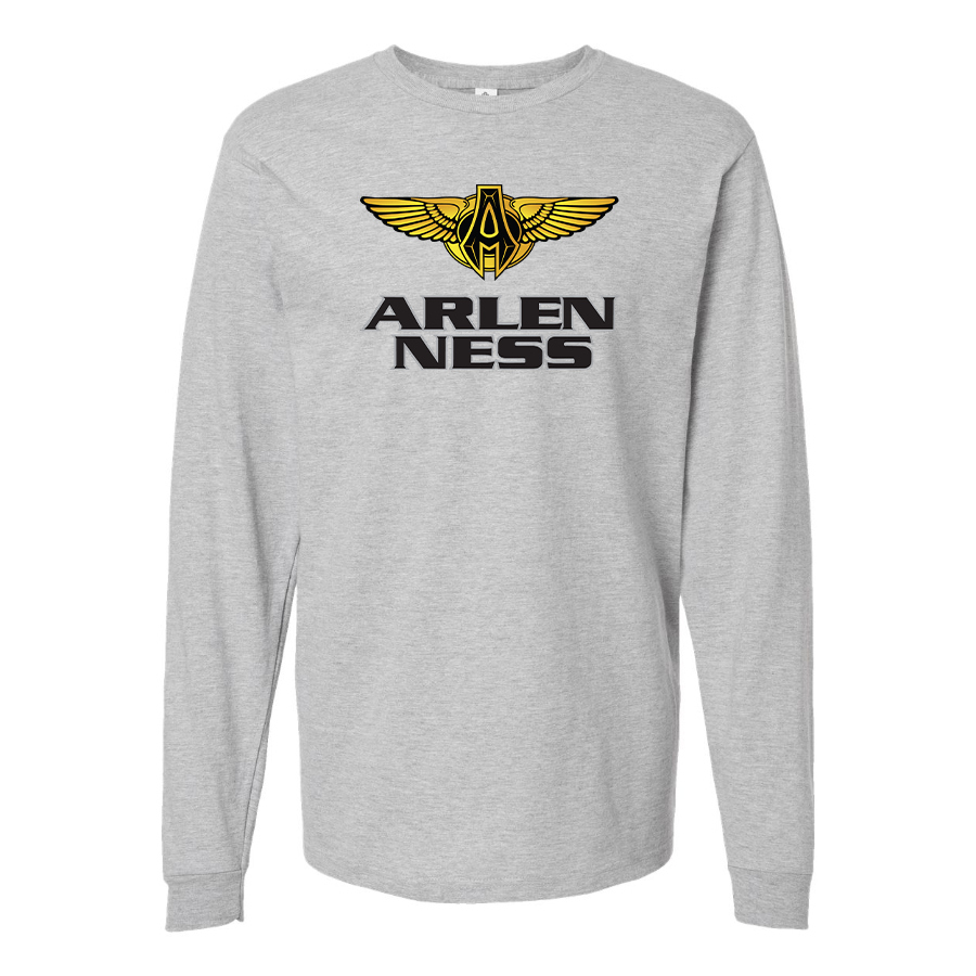Men's Arlen Ness Logo Cotton Long Sleeve T-Shirt