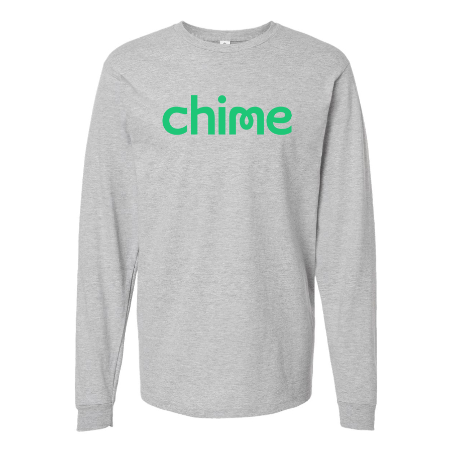 Men's Chime Logo Cotton Long Sleeve T-Shirt