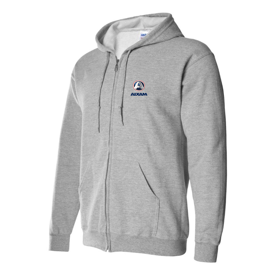 Men's Aixam Logo Zipper Hoodie