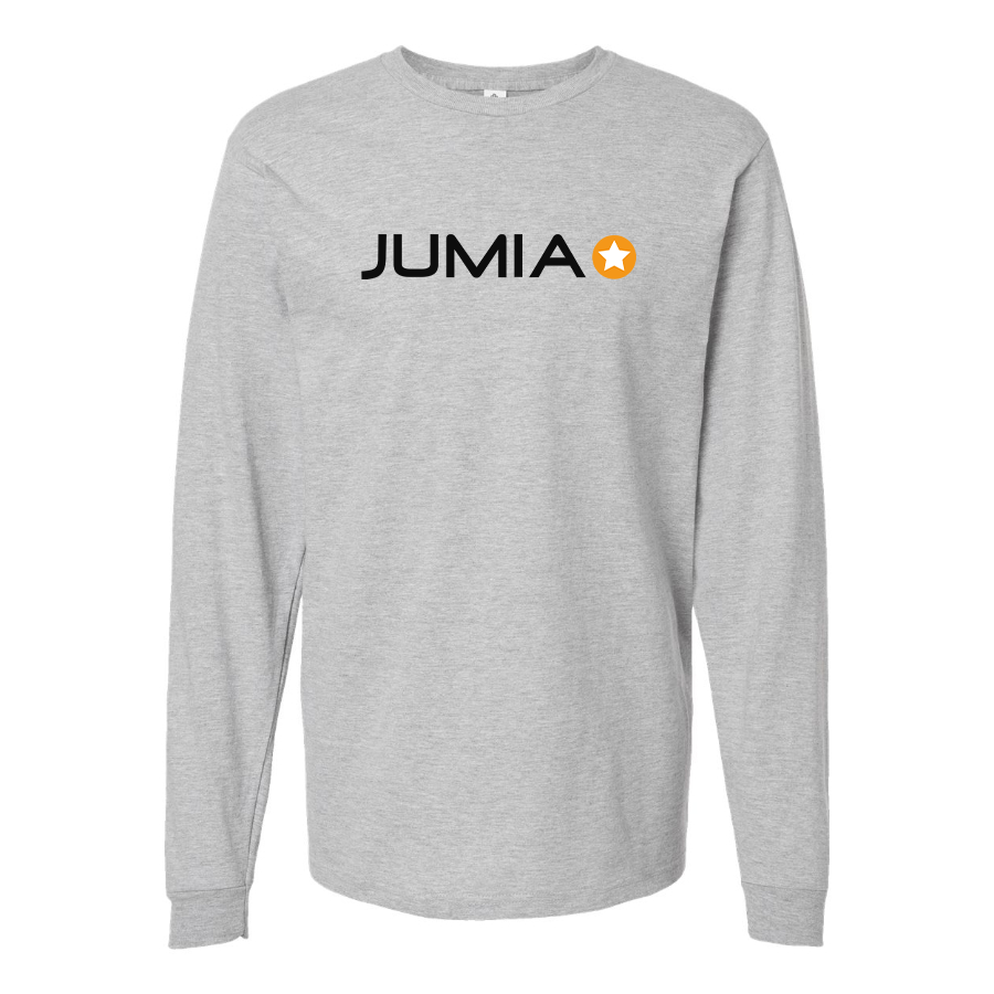 Men's Jumia Logo Cotton Long Sleeve T-Shirt
