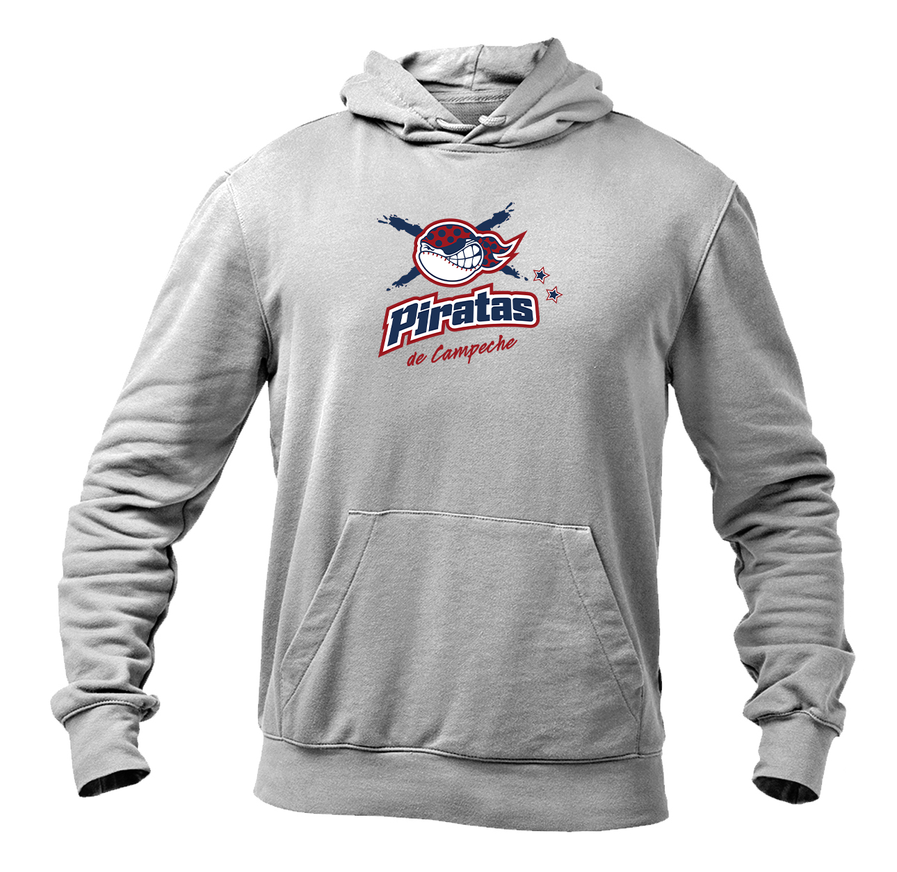 Men's Campeche Piratas Logo Pullover Hoodie