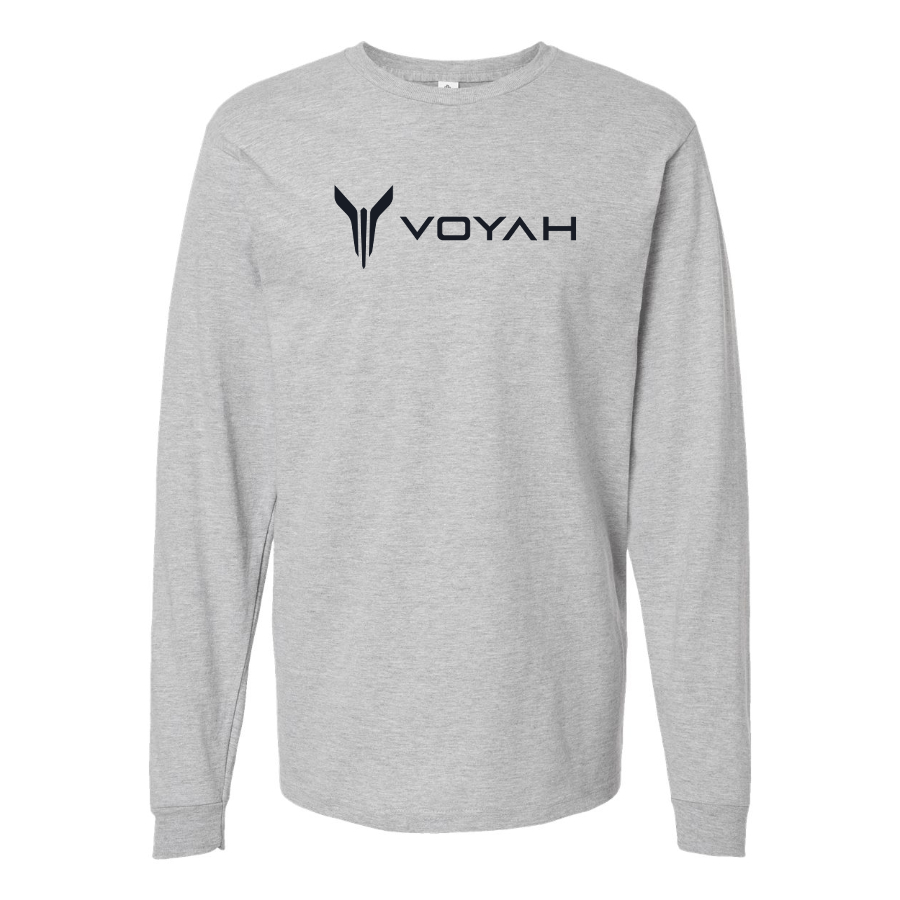 Men's Voyah Logo Cotton Long Sleeve T-Shirt