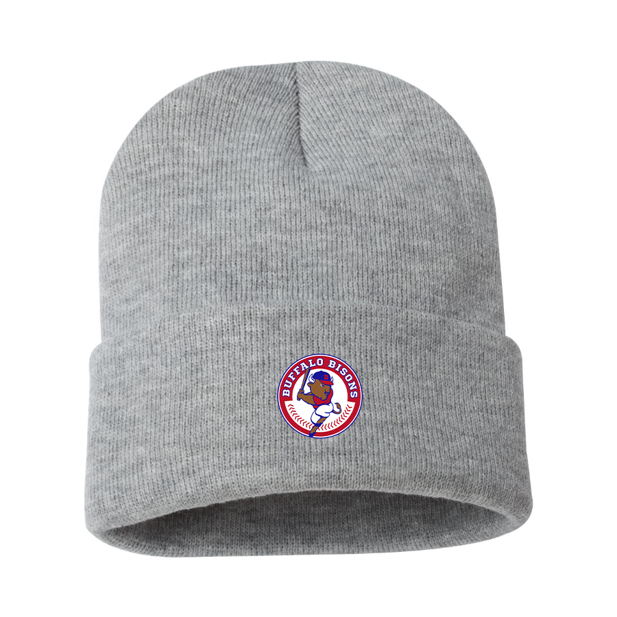 Buffalo Bisons Logo Beanie Hat