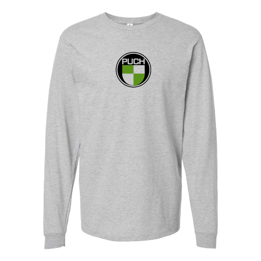 Men's Puch Logo Cotton Long Sleeve T-Shirt