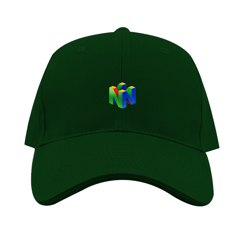 Nintendo N64 Logo Dad Baseball Cap Hat