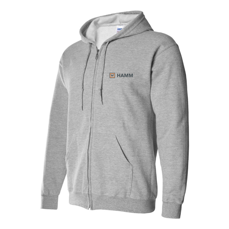 Men's Hamm Logo Zipper Hoodie