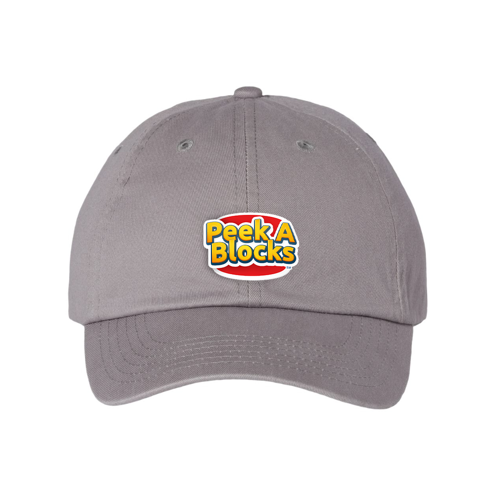 Peek A Blocks Valucap Adult Bio-Washed Classic Dad Hat