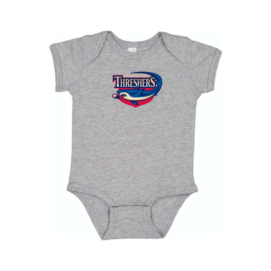 Clearwater Threshers Logo Baby Onesie Romper