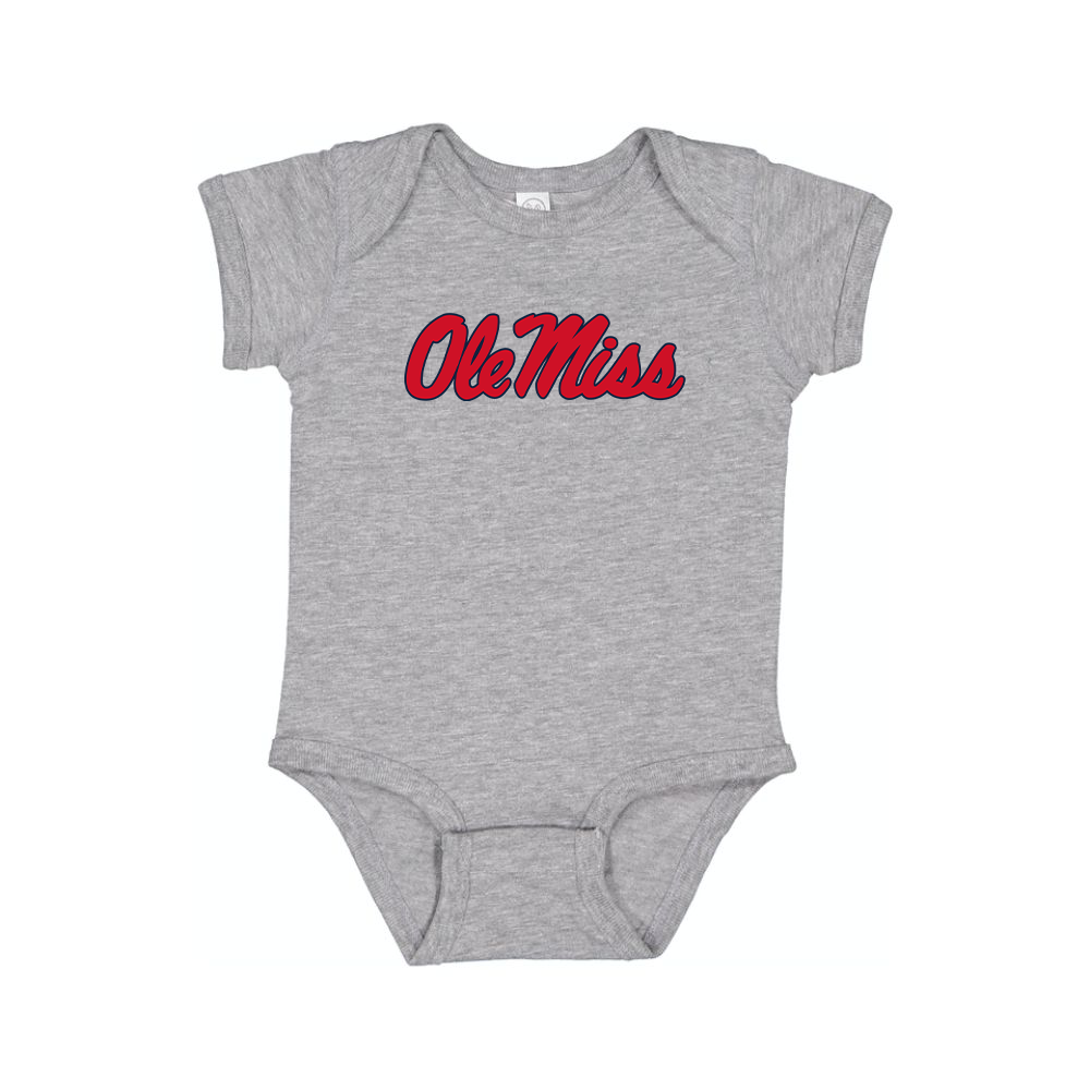 Mississippi Rebels Logo Baby Onesie Romper