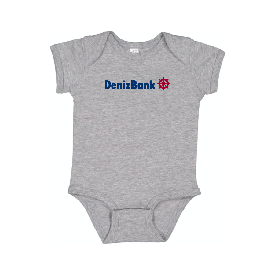 DenizBank Logo Baby Onesie Romper
