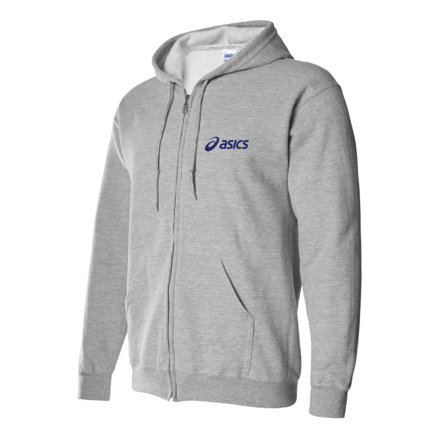 Men's Asics Logo Zipper Hoodie