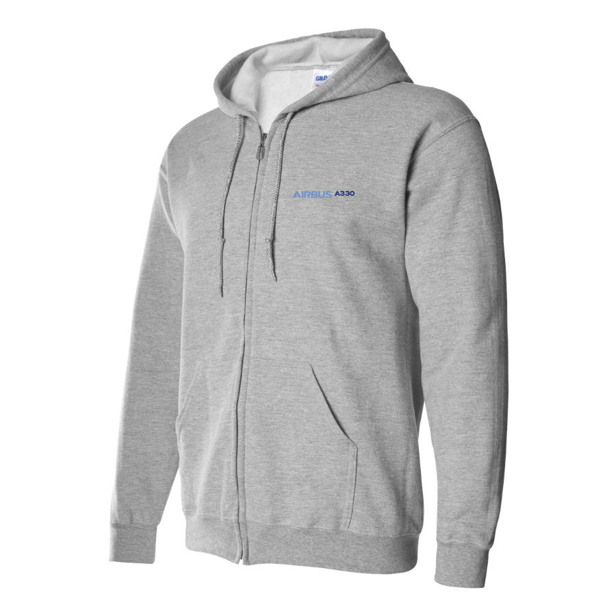 Men's A330 Logo Zipper Hoodie