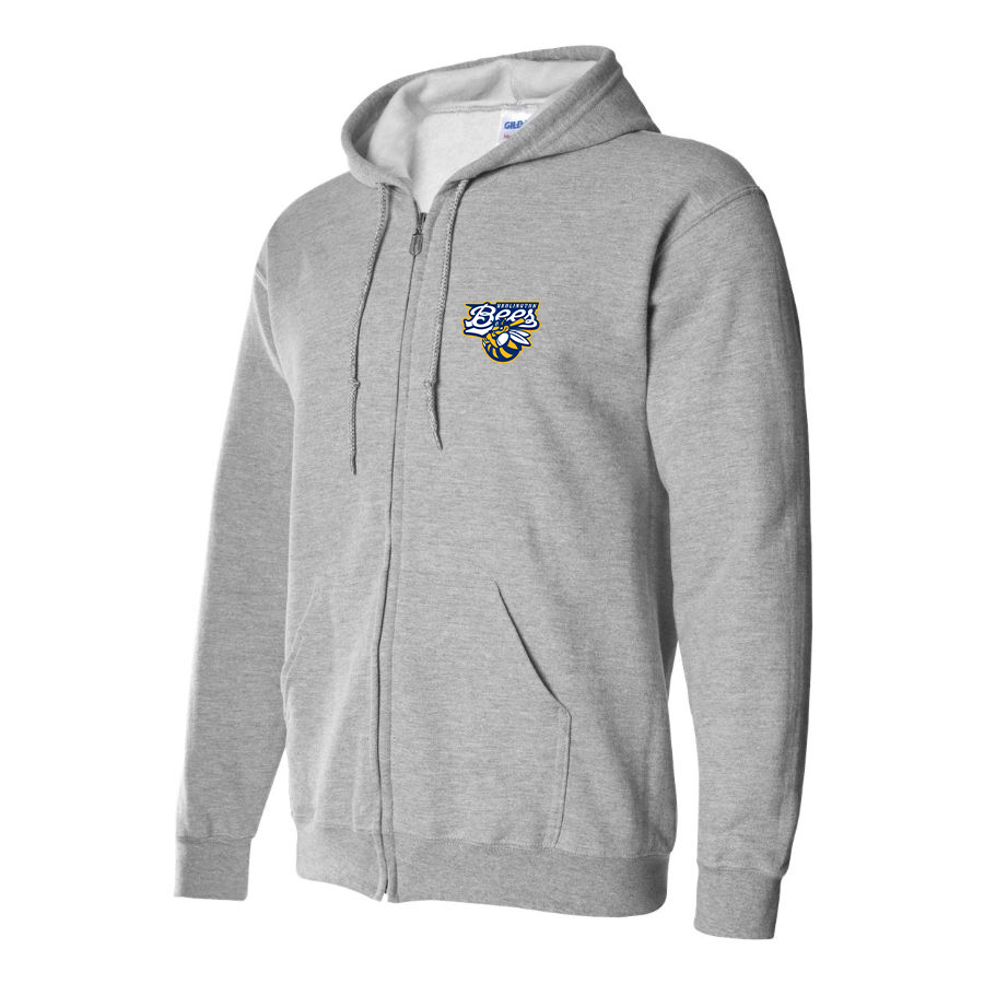 Men's Burlington Bees Logo Zipper Hoodie