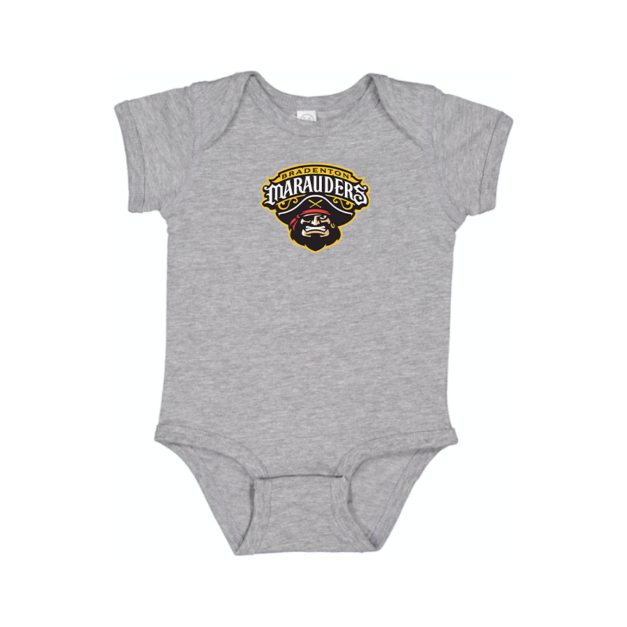 Bradenton Marauders Logo Baby Onesie Romper