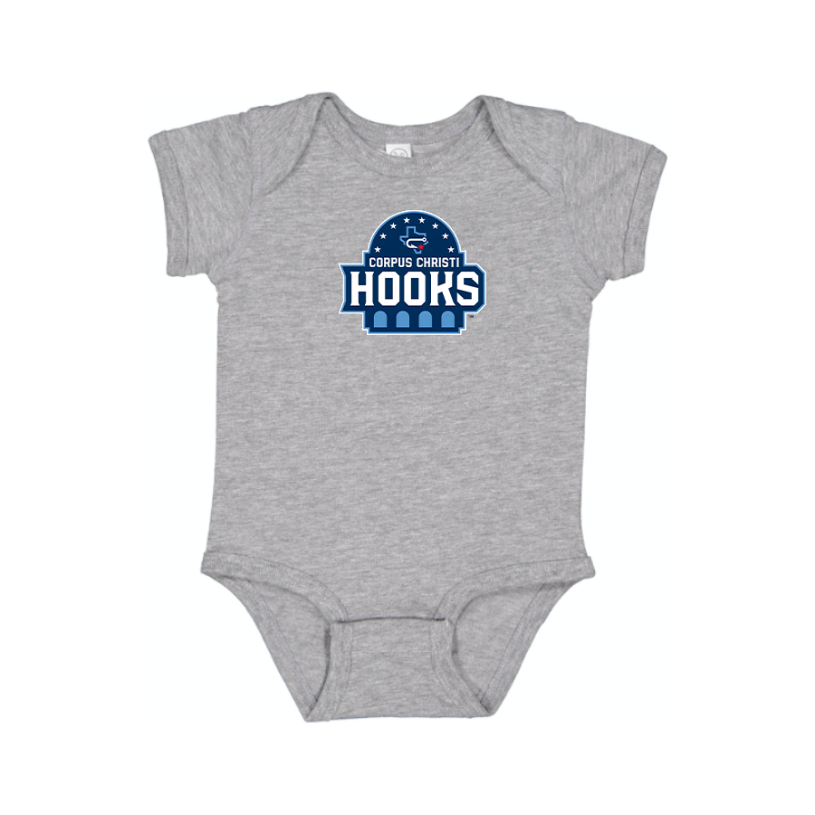Corpus Christi Hooks Logo Baby Onesie Romper