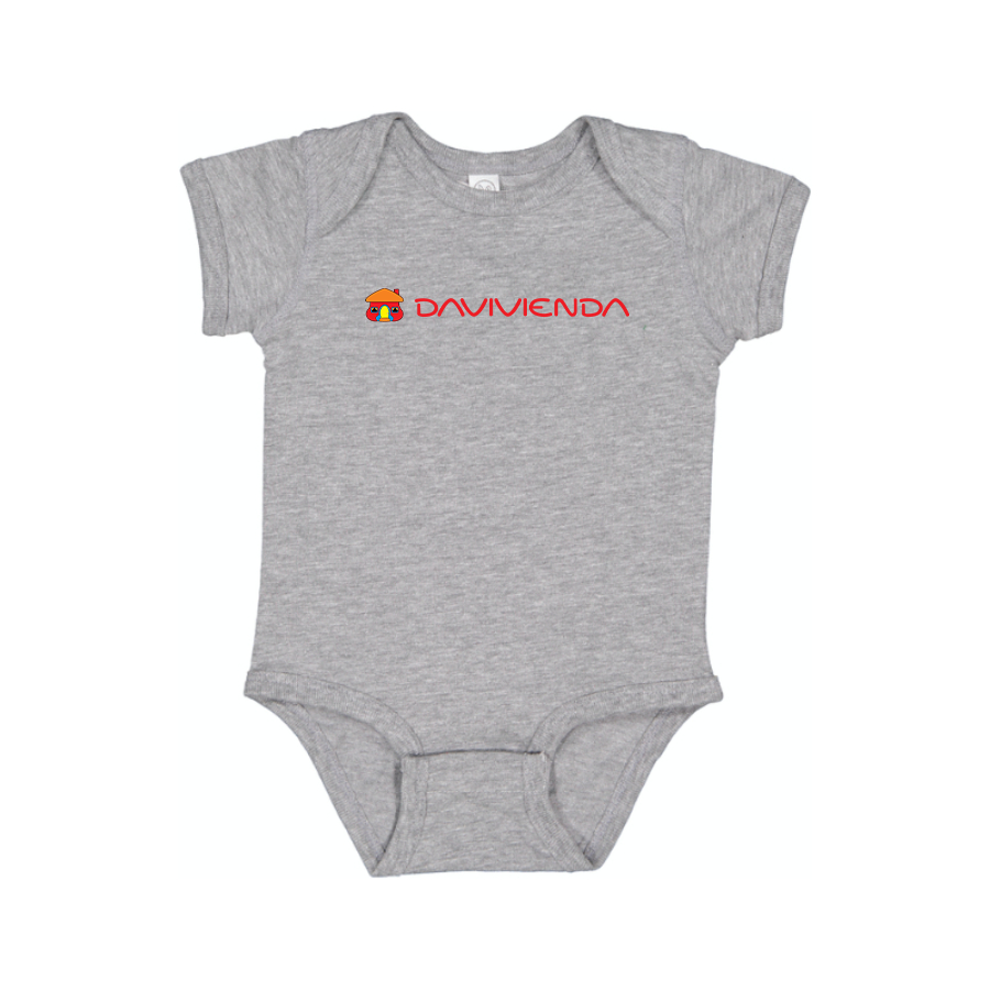 Davivienda Logo Baby Onesie Romper