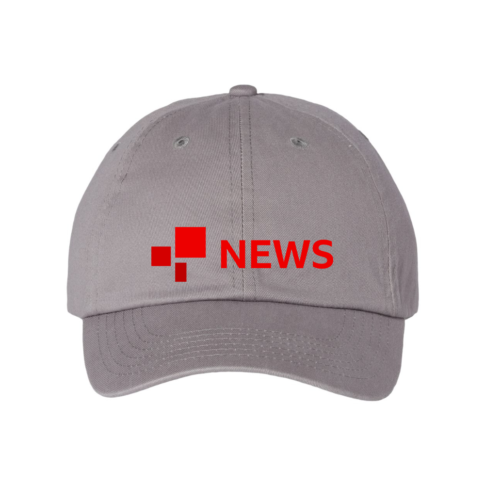 BBC News Valucap Adult Bio-Washed Classic Dad Hat