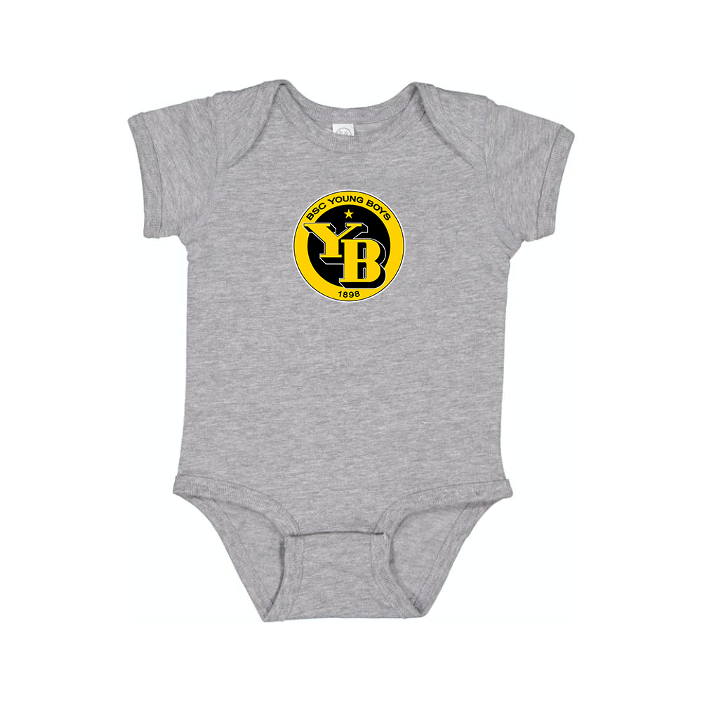 Young Boys Soccer Baby Onesie Romper