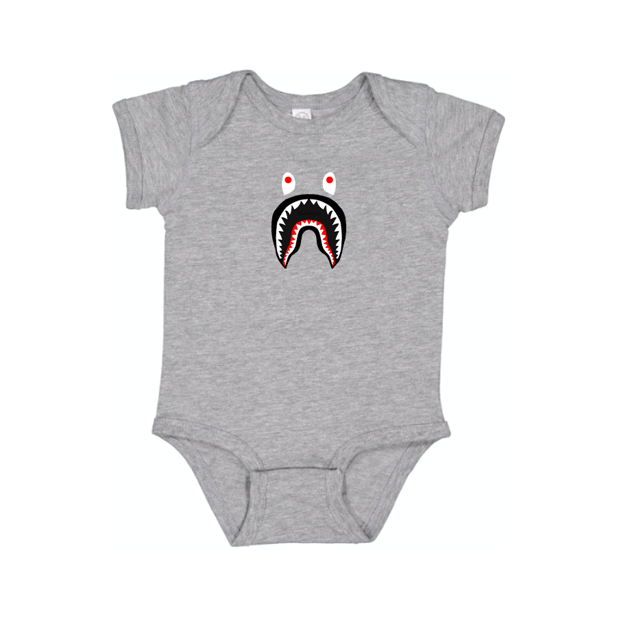 BAPE Shark Logo Baby Onesie Romper