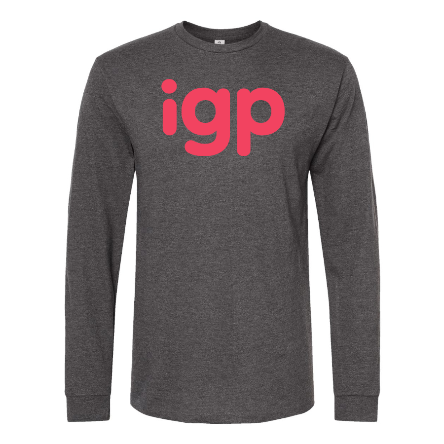 Men's Indian Gifts Portal Logo Cotton Long Sleeve T-Shirt
