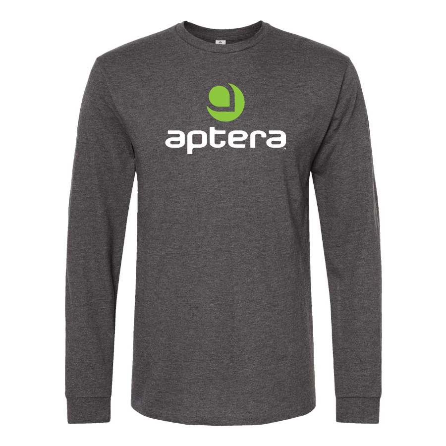 Men's Aptera Motors Logo Cotton Long Sleeve T-Shirt