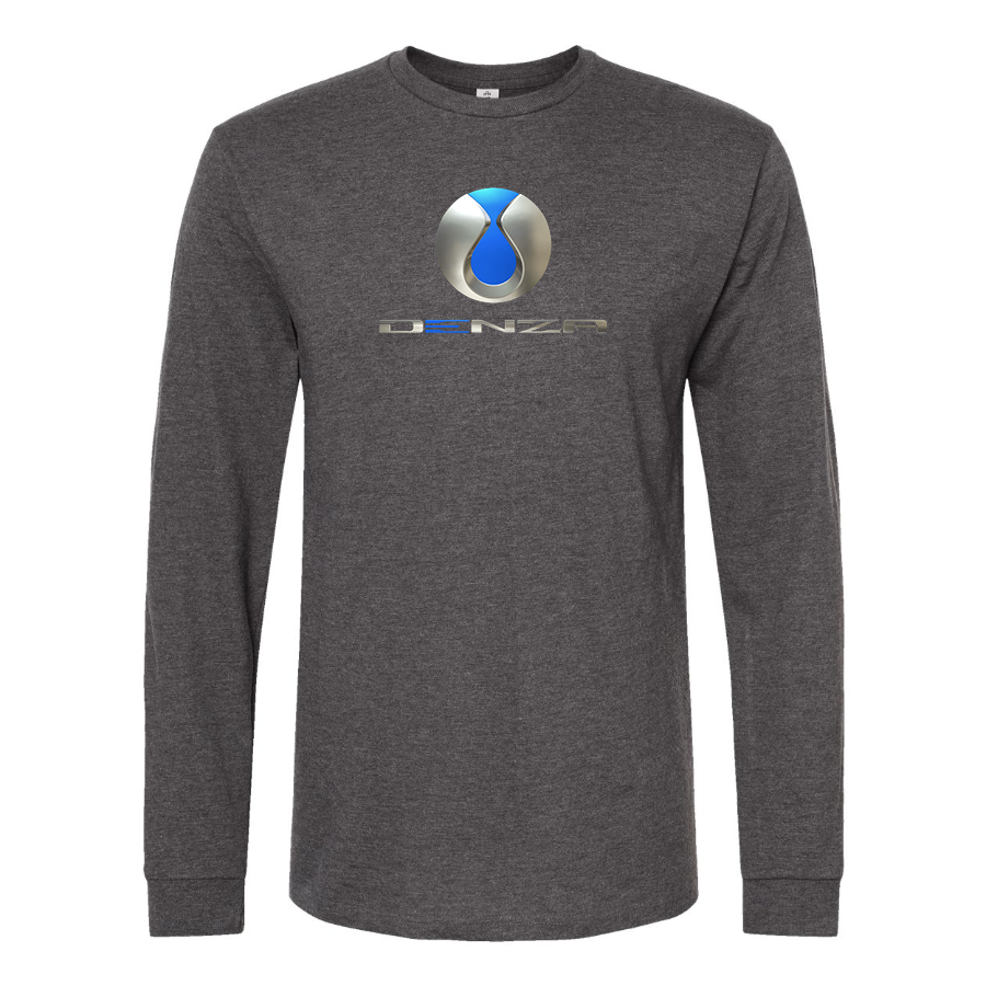 Men's Denza Logo Cotton Long Sleeve T-Shirt